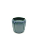 C HLD 018-0646, Green and blue art deco style pot by Hildegarde Fried Dreps