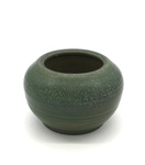 C CBL 102-0635, Round green vase by Margaret Kelly Cable