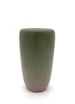 C CBL 097-0630 Green pink ombré vase by Margaret Kelly Cable