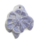 Prairie Rose Pendant, Blue by Maker Unknown
