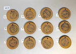 UND Sioux Ceramic Pendants Lot 13, Teal - Side B