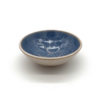 C PCH 125-0571, Shallow bowl with blue bird interior by Margaret Pachl