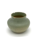 Small Ceramic Pot, Light Green by Mary Margaret Frank