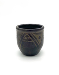 Small Black on Black Ceramic Pot by Margaret Kelly Cable