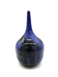 C PCH 056-0487, Blue and black sculptural vase by Margaret Pachl