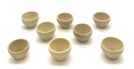 Glaze Test Bowls, Lot 8 - Colorless by Makers Unknown