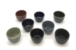Glaze Test Bowls, Lot 17 - Multiple Colors by Makers Unknown
