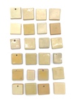 Miniature Ceramic Glaze Test Tiles, Lot 11 by Makers Unknown