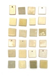 24 Miniature Ceramic Glaze Test Tiles, Lot 12 by Makers Unknown