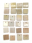 Miniature Ceramic Glaze Test Tiles, Lot 13 by Makers Unknown