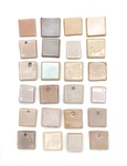 Miniature Ceramic Glaze Test Tiles, Lot 14 by Makers Unknown
