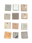 Miniature Ceramic Glaze Test Tiles, Lot 15 by Makers Unknown