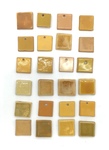 Miniature Ceramic Glaze Test Tiles, Lot 16 by Makers Unknown