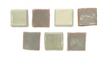 Miniature Ceramic Glaze Test Tiles, Lot 23 by Makers Unknown