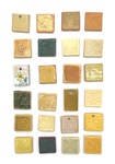 24 Miniature Ceramic Glaze Test Tiles, Lot 27 by Makers Unknown