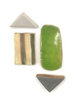 Miscellaneous Miniature Ceramic Glaze Test Tiles by Makers Unknown