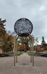 Old Main Memorial Sphere (Eternal Flame) by Stanley O. Johnson