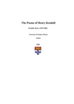 Poems of Henry Kendall by Henry Kendall