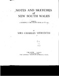 Notes and Sketches of New South Wales During a Residence in the Colony from 1839 to 1844