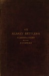 The Reminiscences of an Albany Settler