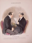 UN LÉGER MANUSCRIT. by Honoré Daumier