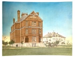 Untitled Print of Old Main by Artist Unknown