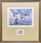 1980 Minnesota Duck Stamp Print by James A. Meger