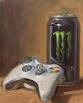 Xbox 360 and Monster by Noah Verrier