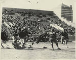 1928 UND Football Team: UND vs Carleton College at UND by University of North Dakota