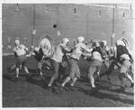UND Football Team: Practice in Memorial Stadium by University of North Dakota