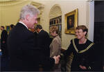 Wendy Blais with President Bill Clinton by United States. White House Photographic Office