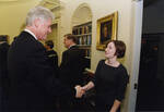 Christy Beach of Senator Byron Dorgan's Office with President Bill Clinton by United States. White House Photographic Office