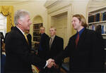 Team Member Tim O'Connell with President Bill Clinton by United States. White House Photographic Office
